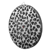 ダルマティアンブラックアンドホワイトプリント ダーツボード (正面右)