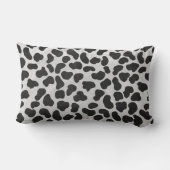 ダルマティアンブラックアンドホワイトプリント ランバークッション (裏面)