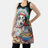 ダルマティアンホリデーベーキング:フェスティバルクリスマス エプロン (インサイチュ)