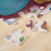 ダルマティアンホリデーベーキング:フェスティバルクリスマス ジグソーパズル (側面)