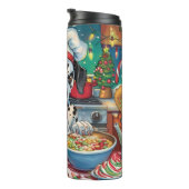 ダルマティアンホリデーベーキング:フェスティバルクリスマス タンブラー (回転右)