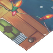 ダルマティアンホリデーベーキング:フェスティバルクリスマス テーブルクロス (アングル)