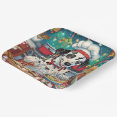 ダルマティアンホリデーベーキング:フェスティバルクリスマス ペーパープレート (傾斜あり)