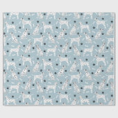 ダルマティアンポーズラッピング紙 ラッピングペーパー (フラット)