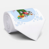 ダルマティアンメリークリスマス ネクタイ (ロール)