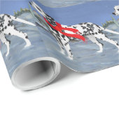 ダルマティアンメリークリスマス ラッピングペーパー (ロールコーナー)