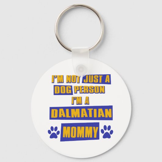 ダルマティアンモミー キーホルダー (正面)