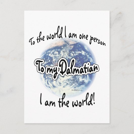 ダルマティアンワールド2 ポストカード (正面)