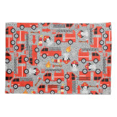 ダルマティアン犬の消防パーソナライズされた士 枕カバー (裏面)