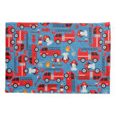 ダルマティアン犬の消防パーソナライズされた士 枕カバー (裏面)