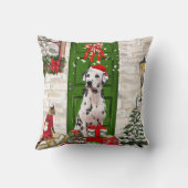 ダルマティアン・ドッグ・クリスマス クッション (裏面)