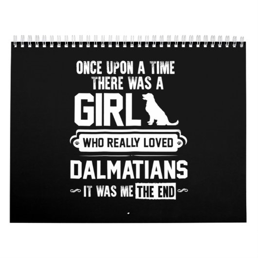 ダルマティア人が本当に好きだった カレンダー (カバー)