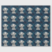 ダルマティア柄 ラッピングペーパー (フラット)