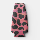 ダルマティダルマティアンブラックアンドレッドプリント ボトルクーラー (正面)