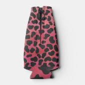 ダルマティダルマティアンブラックアンドレッドプリント ボトルクーラー (裏面)