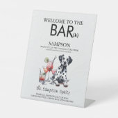 ダルマバー 台座サイン (正面)