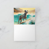 ダルマビーチサーフィン絵画ズ カード (内部)