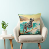 ダルマビーチサーフィン絵画ズ クッション (椅子)