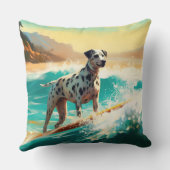 ダルマビーチサーフィン絵画ズ クッション (裏面)