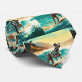 ダルマビーチサーフィン絵画ズ ネクタイ (ロール)