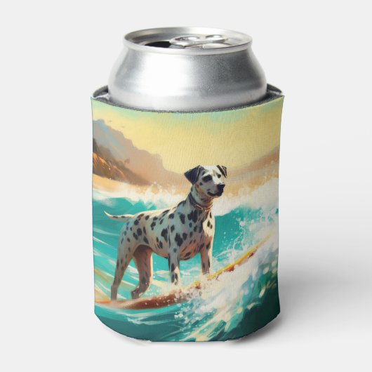 ダルマビーチサーフィン絵画ズ 缶クーラー (缶正面)
