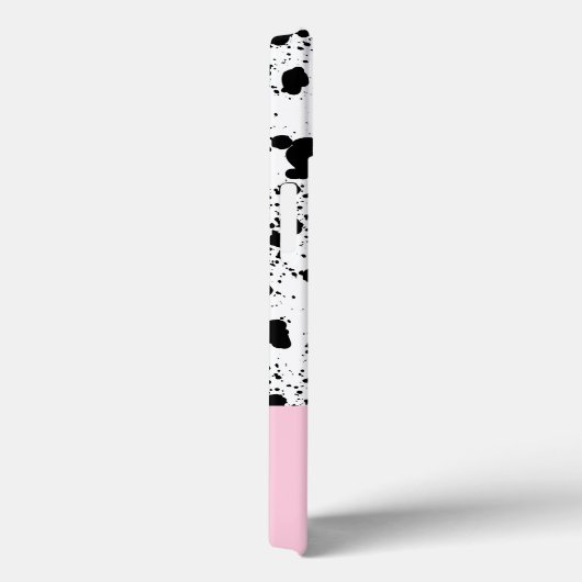 ダルマプリントとピンク名前をカスタムする Case-Mate iPhoneケース (裏面 / 右)