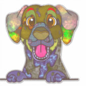 ダルマユニークシアの醜い顔 シール (正面)