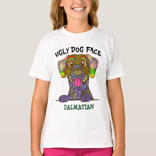 ダルマユニークシアの醜い顔 Tシャツ (正面)