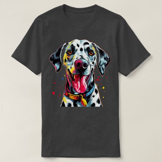 ダルマ人の笑顔 Tシャツ (デザイン正面)