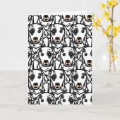 ダルマ人 カード (黄色い花)