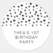 ダルマ人 ラウンドシール (正面)