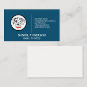 ダルマ人 |斑点のある犬 名刺 (正面/裏面)