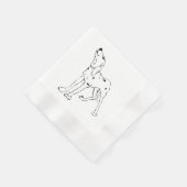 ダルマ人 縁ありカクテルナプキン (角)