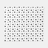 ダルマ素晴らしーチ斑 フリースブランケット (正面(横))