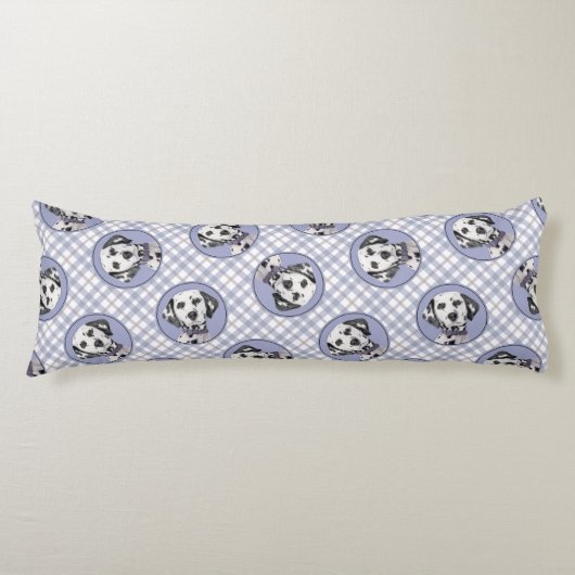 ダルマ絵を描チアの可愛いオリジナルドッグアート ボディピロー (正面)