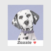 ダルマ絵画チア語 – かわいいオリジナルドッグアート シール (シート)