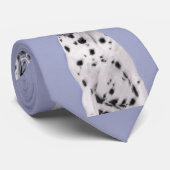 ダルマ絵画チア語 – かわいいオリジナルドッグアート ネクタイ (ロール)