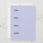 ダルマ絵画チア語 – かわいいオリジナルドッグアート 招待状 (裏面)