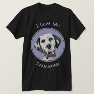 ダルマ絵画チア語 – かわいいオリジナルドッグアート Tシャツ