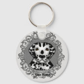 ダルマ華美ス人 キーホルダー (正面)