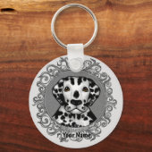 ダルマ華美ス人 キーホルダー (正面)