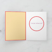 ダルマ語グリーティングカード カード (内部)