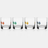 ダルマ転がス ウイスキーグラス (左)