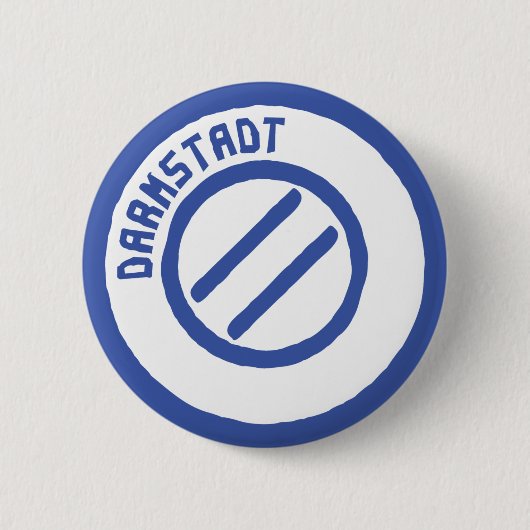 ダルムシュタットのpoststempel 缶バッジ (正面)