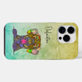 ダルメシアンおもしろフェイス Case-Mate iPhoneケース iPhone 14 Pro Maxケース (裏面横)