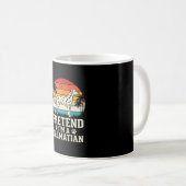 ダルメシアンになりきりレトロな犬 コーヒーマグカップ (正面右)