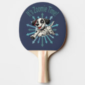 ダルメシアンのズーミータイム 卓球ラケット (裏面)