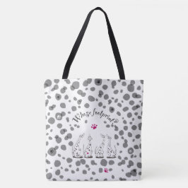 ダルメシアンの気持ち。 トートバッグ