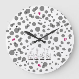 ダルメシアンの気持ち。 ラージ壁時計
