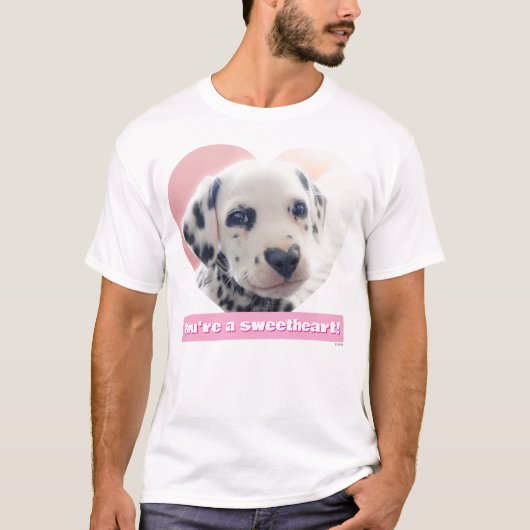 ダルメシアンハートノーズ Tシャツ (正面)
